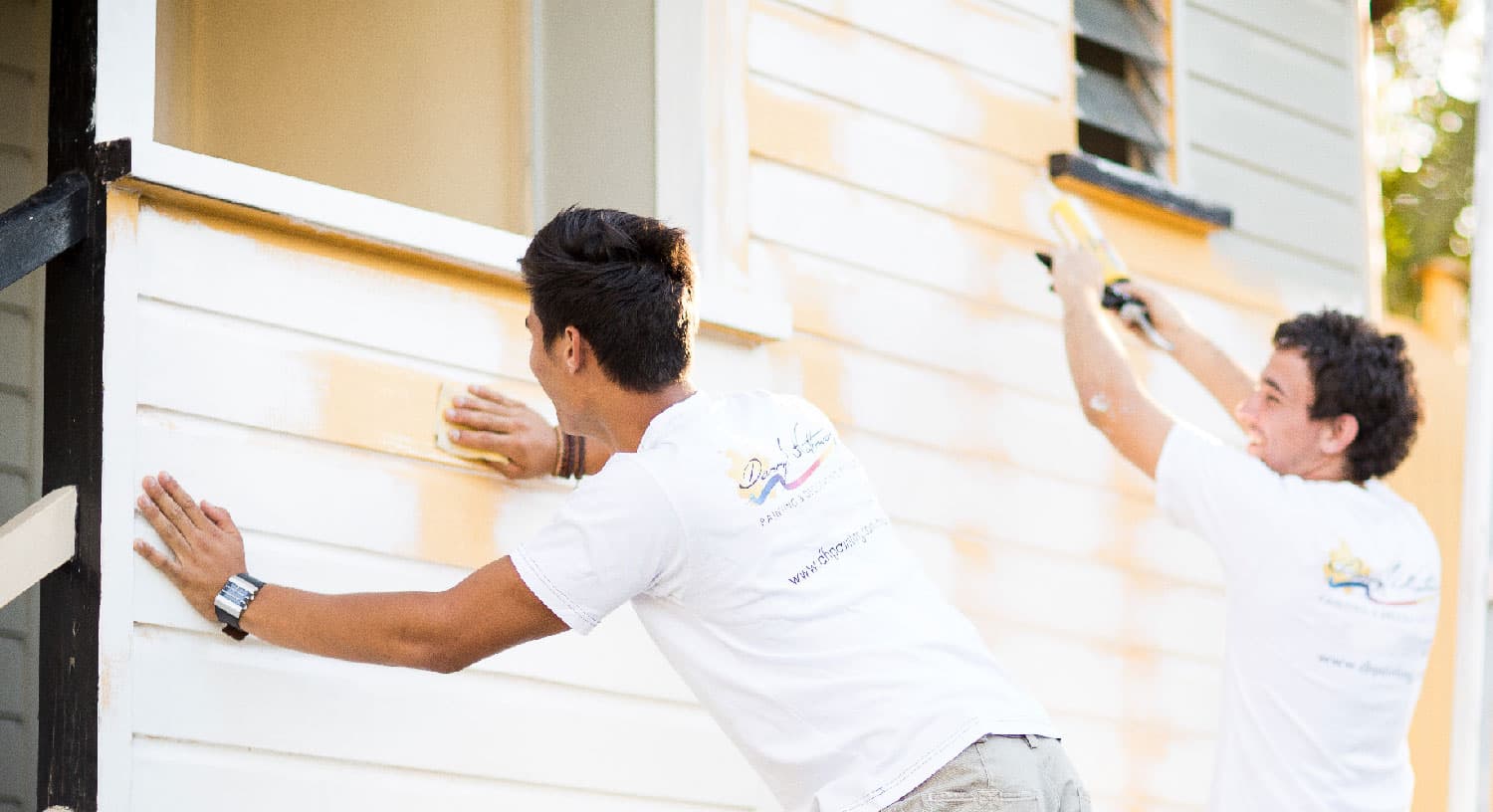 DHPainting residential painting work in Melbourne